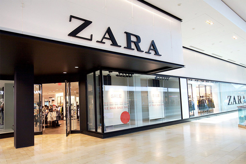 知名服装品牌zara升级logo设计风格不走寻常路