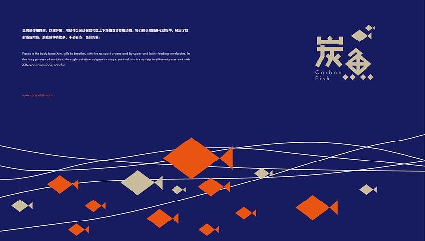 【LOGO设计案例】炭火烤鱼餐饮