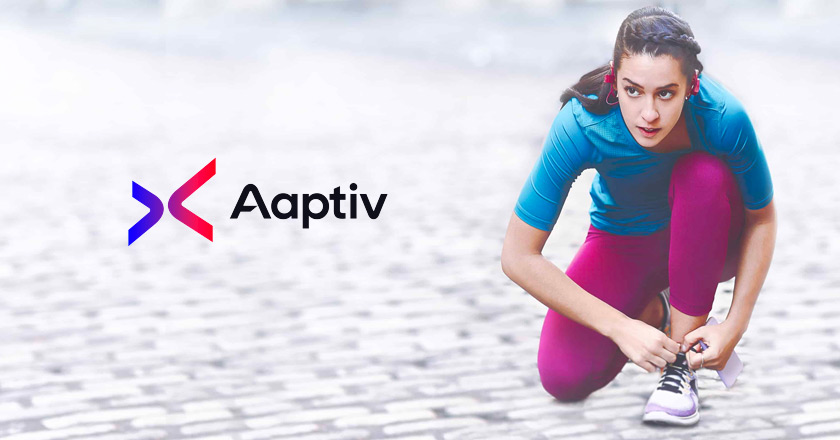 音频健身课程应用Aaptiv启用全新品牌LOGO