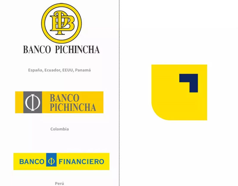 厄瓜多尔最大银行Banco Pichincha(皮钦查银行)启用全新品牌设计
