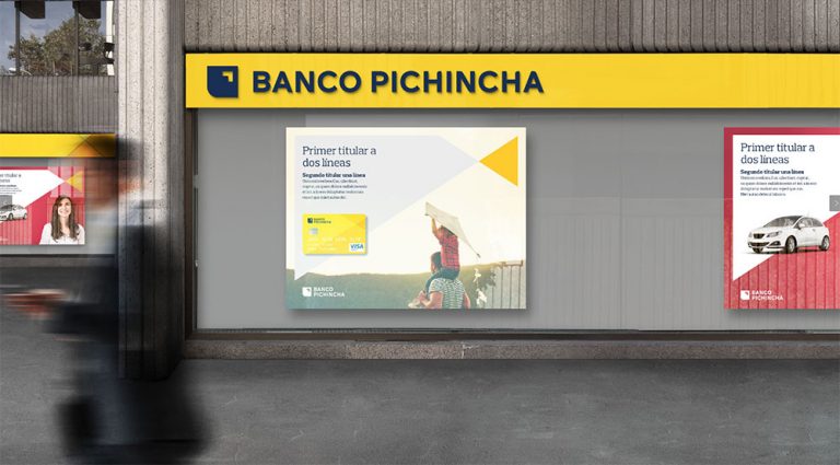 厄瓜多尔最大银行Banco Pichincha(皮钦查银行)启用全新品牌设计