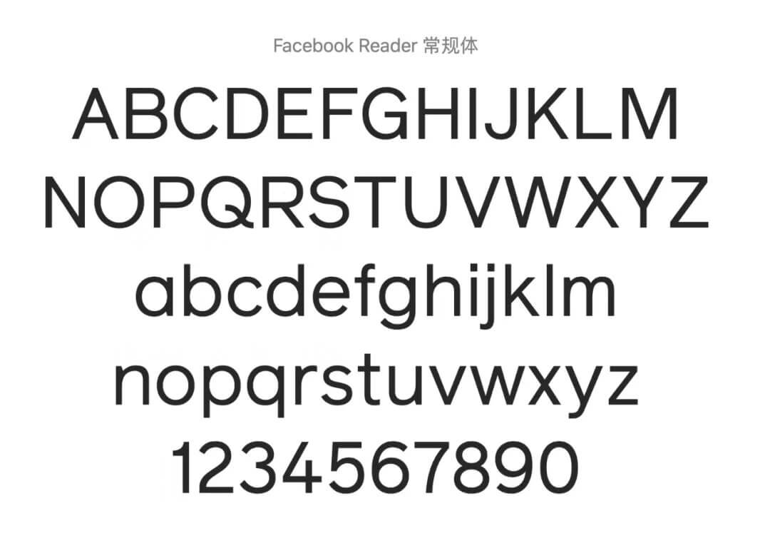 全大写无衬线，Facebook公司启用新品牌字体LOGO