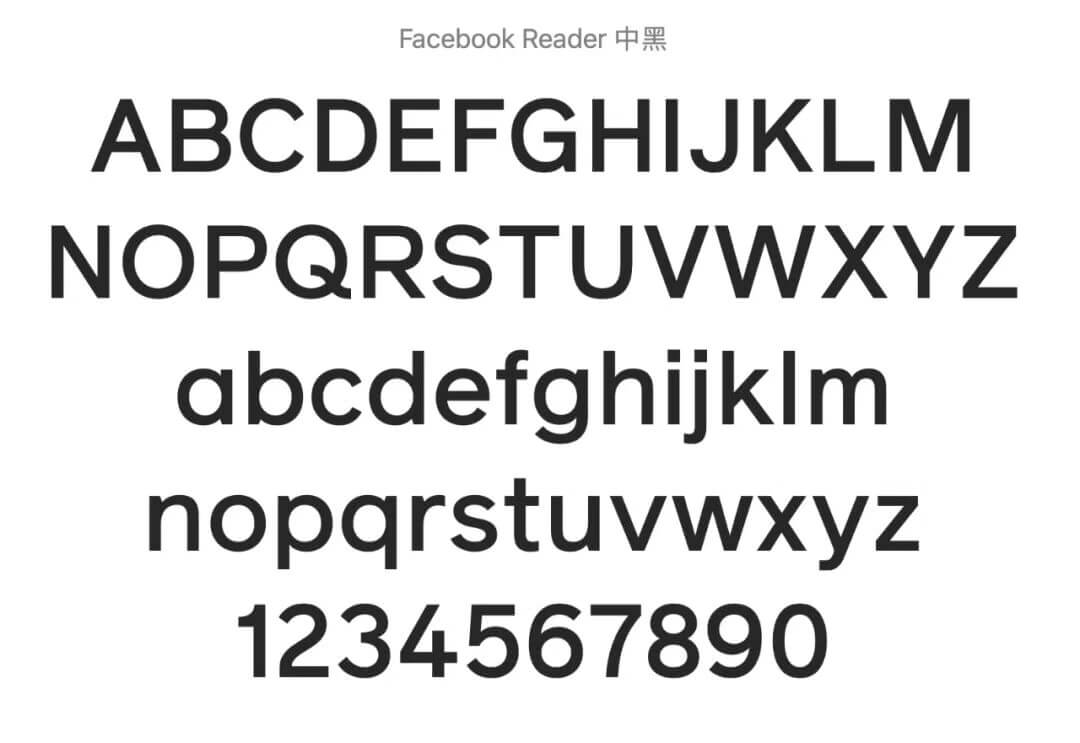 全大写无衬线，Facebook公司启用新品牌字体LOGO