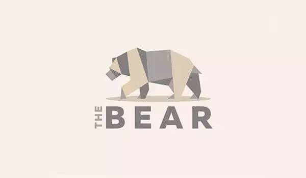 几何折纸风格logo设计欣赏