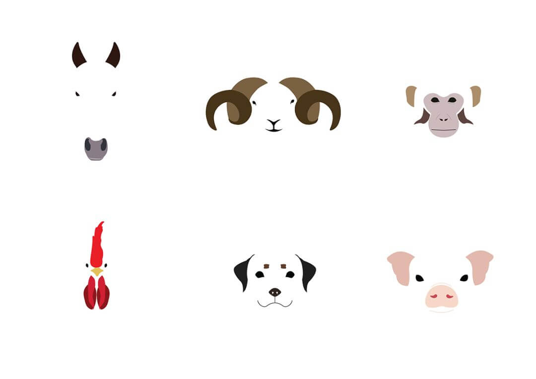 最中国的新春设计-十二生肖