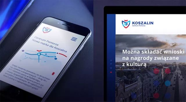 波兰科沙林全新的城市形象标识设计