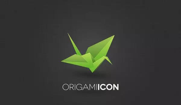 几何折纸风格logo设计欣赏