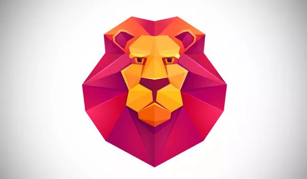 几何折纸风格logo设计欣赏