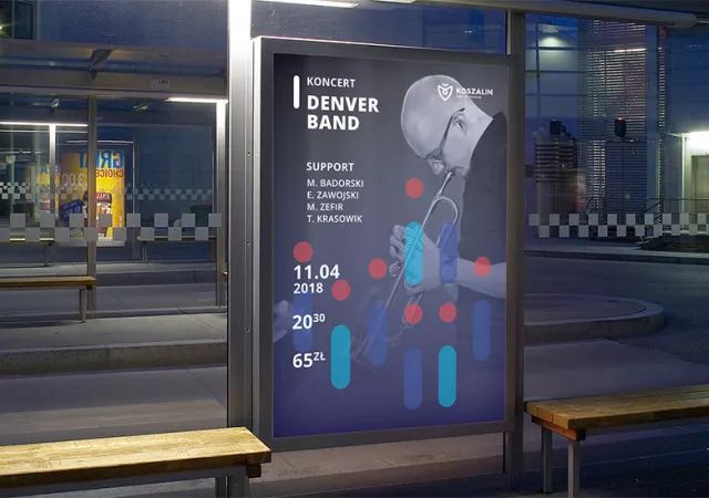 波兰科沙林全新的城市形象标识设计