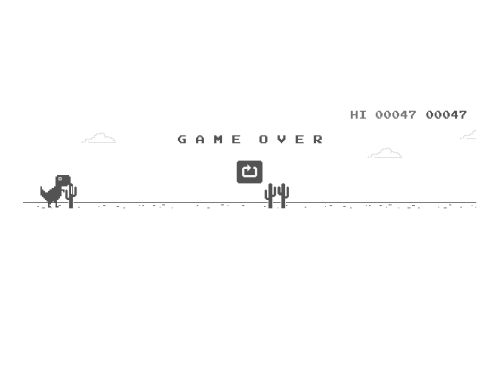 Chrome小恐龙游戏